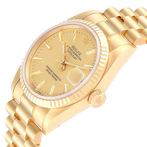 rolex 31mm hidden clasp lds watches for sale|Rolex Datejust 31mm Midsize Steel Yellow Gold Diamond Ladies .